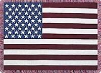 Stars &amp; Stripes Tapestry Throw