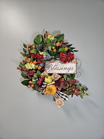 Fall Blessings Wreath