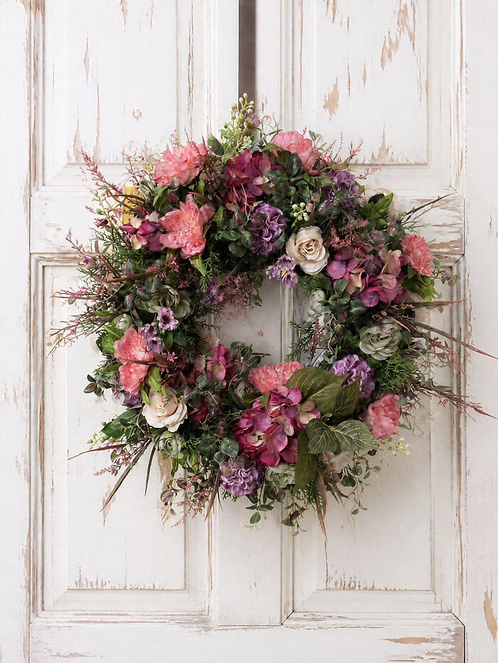 Silk wreath