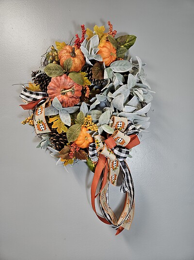 Pretty Pumpkin Wreath