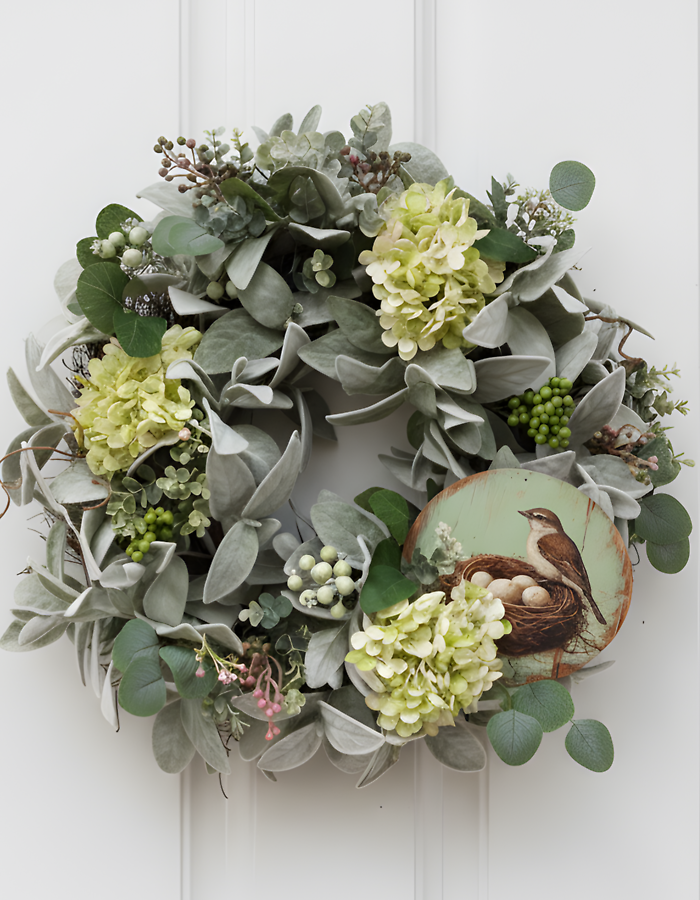 Hydrangea wreath (silk)