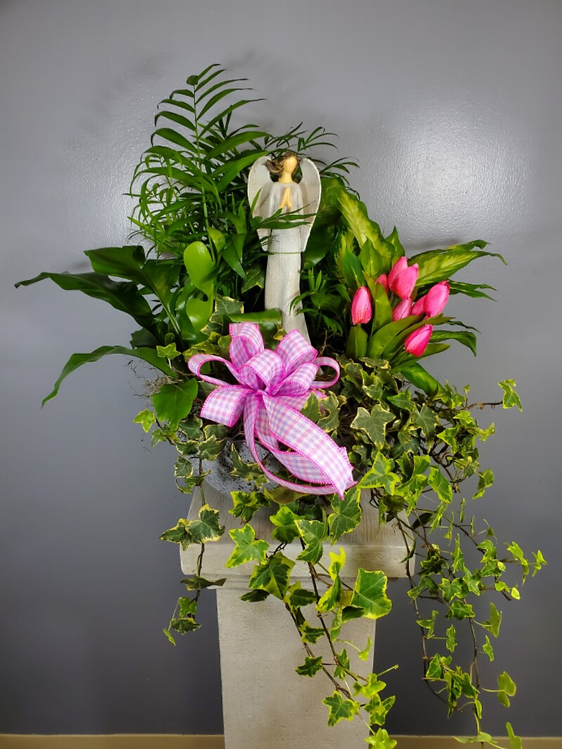 Praying Angel Garden arranged by a florist in Lexington, KY Bella