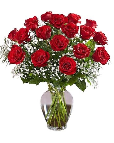 18 Valentine Roses
