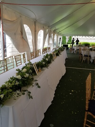 Wedding Table Garland