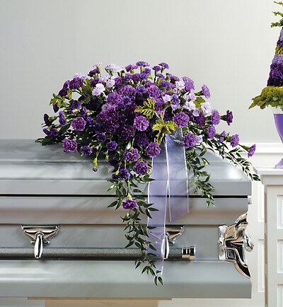 Gracious Devotion Casket Spray