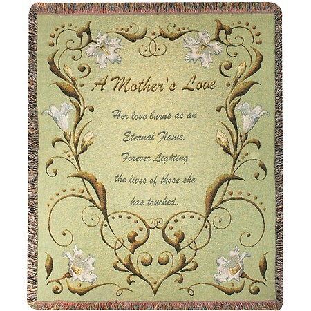 A Mother's Love Tapestry Throw