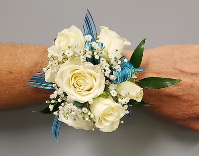 White Wrist Corsage