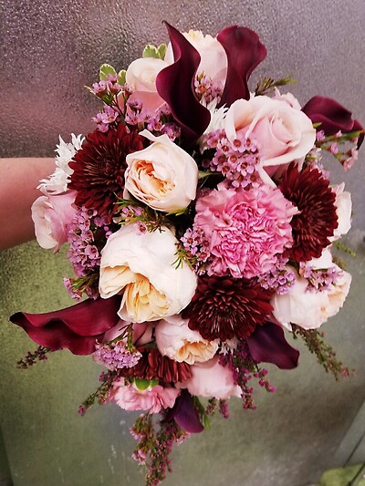 Burgandy Blush Bouquet