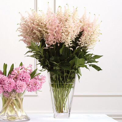 Pink Astilbe Vase Arrangement