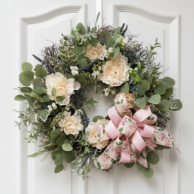 Ivory Blush Wreath