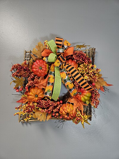 Square Fall Wreath