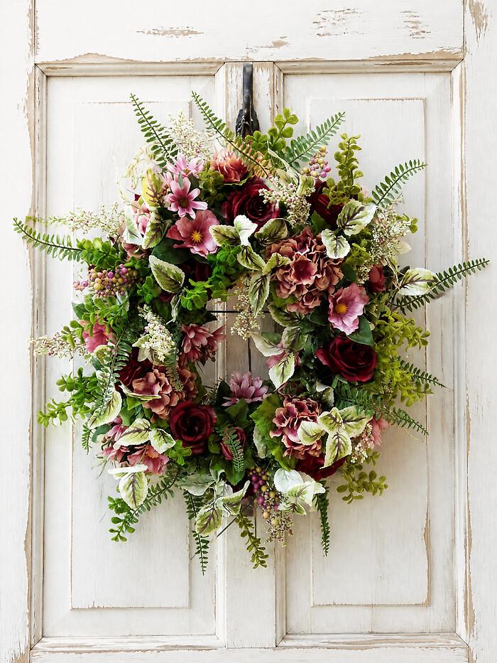 Silk wreath