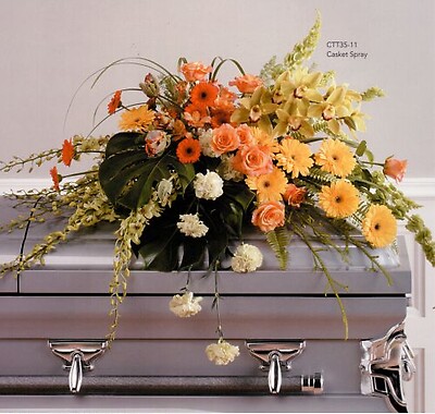 Majestic Tribute Casket Spray