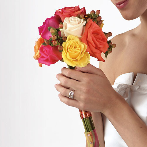 Clutch Bouquet arranged by a florist in Lexington, KY Bella Blooms